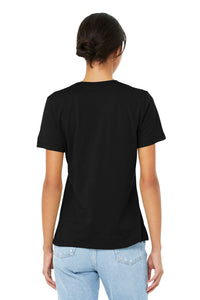 BELLA+CANVAS  Women's Relaxed Jersey Short Sleeve Tee - Black Back