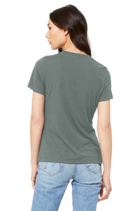 BELLA+CANVAS  Women's Relaxed Jersey Short Sleeve Tee - Blue Storm Back