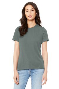 BELLA+CANVAS  Women's Relaxed Jersey Short Sleeve Tee - Blue Storm