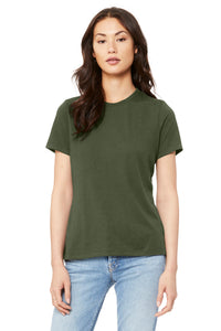 BELLA+CANVAS  Women's Relaxed Jersey Short Sleeve Tee - Military Green