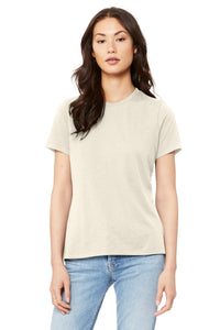 BELLA+CANVAS  Women's Relaxed Jersey Short Sleeve Tee - Natural