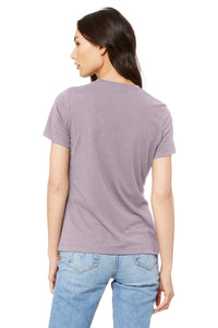 BELLA+CANVAS  Women's Relaxed Jersey Short Sleeve Tee - Orchid Back