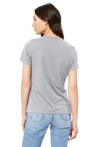 BELLA+CANVAS  Women's Relaxed Jersey Short Sleeve Tee - Solid Athletic Grey Back