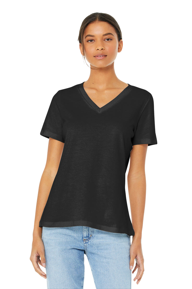 BELLA+CANVAS  Women's Relaxed Jersey Short Sleeve V-Neck Tee