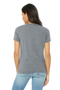 BELLA+CANVAS Women's Relaxed Triblend Tee BC6413 - Athletic Grey Triblend Back
