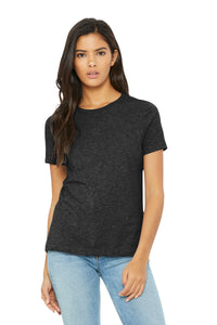 BELLA+CANVAS Women's Relaxed Triblend Tee BC6413 - Charcoal-Black Triblend