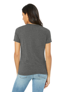 BELLA+CANVAS Women's Relaxed Triblend Tee BC6413 - Grey Triblend Back
