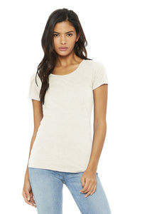 BELLA+CANVAS  Women's Triblend Short Sleeve Tee - Oatmeal Triblend