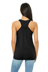 BELLA+CANVAS  Women's Flowy Racerback Tank - Black Back