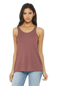 BELLA+CANVAS  Women's Flowy Racerback Tank - Mauve