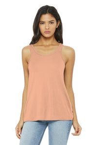 BELLA+CANVAS  Women's Flowy Racerback Tank - Peach