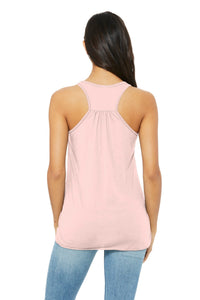 BELLA+CANVAS  Women's Flowy Racerback Tank - Soft Pink Back