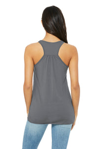 BELLA+CANVAS  Women's Flowy Racerback Tank - Storm Back