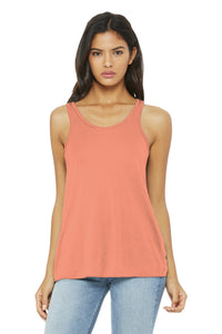 BELLA+CANVAS  Women's Flowy Racerback Tank - Sunset
