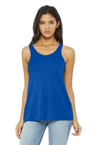 BELLA+CANVAS  Women's Flowy Racerback Tank - True Royal