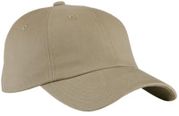 Port Authority Unstructured Brushed Twill Cap - Khaki