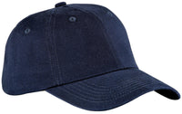 Port Authority Unstructured Brushed Twill Cap - Navy