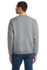 Jerzees Rugged Unisex Crewneck Sweatshirt C12M - Athletic Heather Back