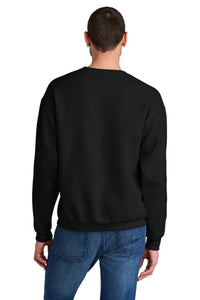 Jerzees Rugged Unisex Crewneck Sweatshirt C12M - Black Ink Back