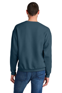 Jerzees Rugged Unisex Crewneck Sweatshirt C12M - Washed Navy Back
