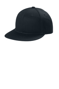 Port Authority Snapback Flat Bill Cap C406 - Rich Navy