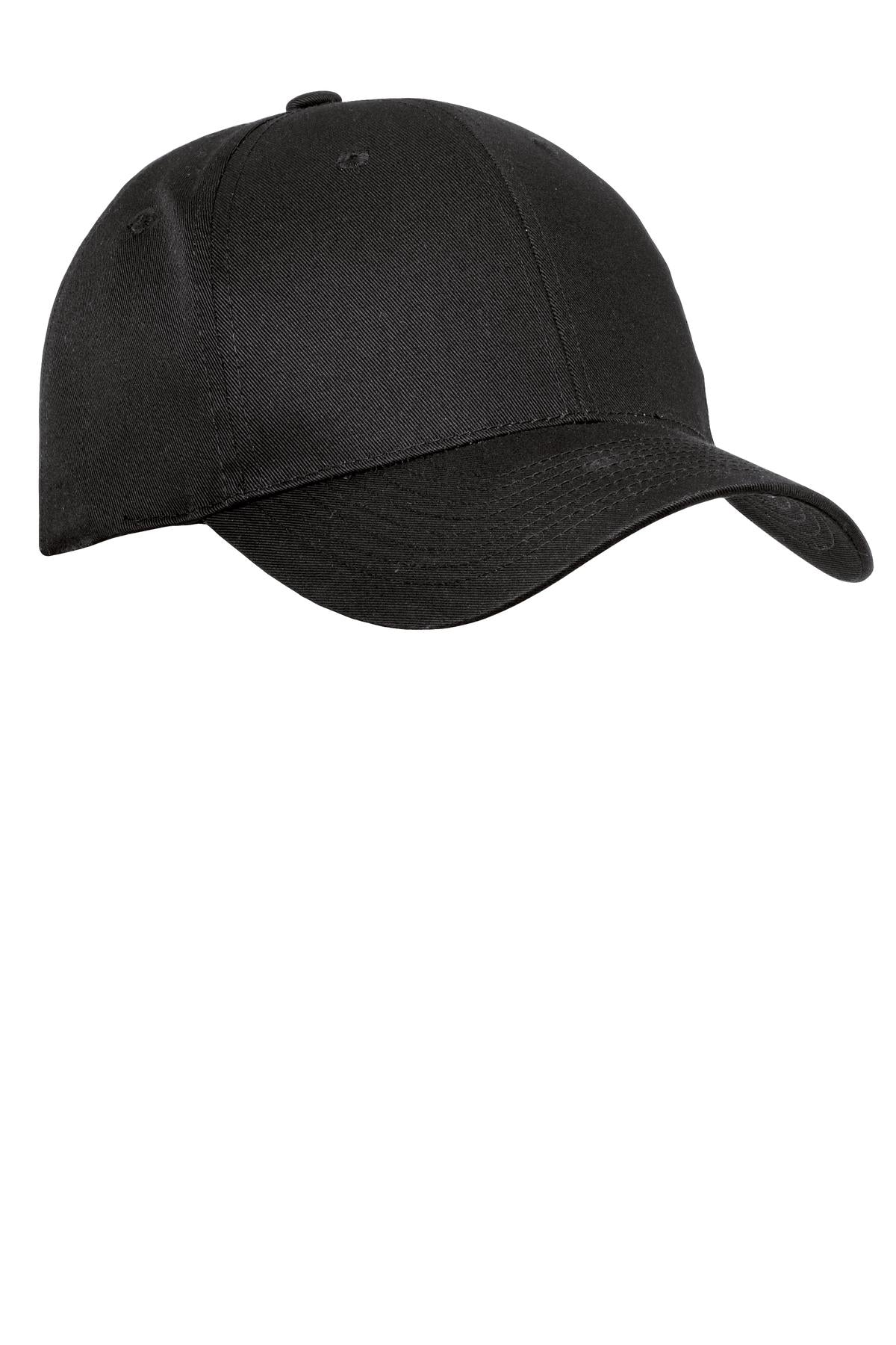 Port Authority Fine Twill Cap - Black