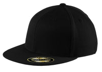 Port Authority Flexfit 210 Flat Bill Cap - Black