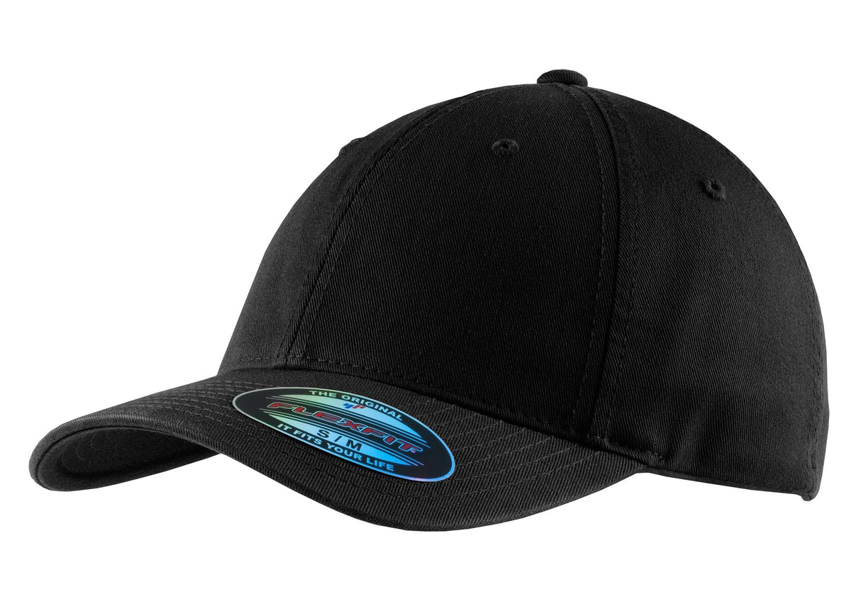 Port Authority Flexfit Garment-Washed Cap - Black