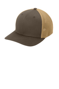 Port Authority Flexfit Mesh Back Cap - Brown/ Khaki