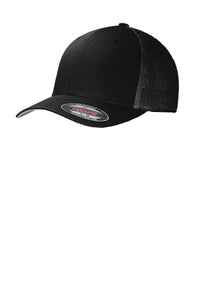 Port Authority Flexfit Mesh Back Cap - Black/ Black