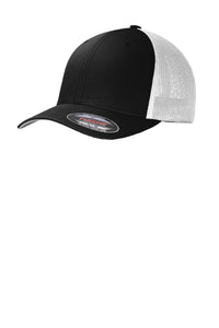Port Authority Flexfit Mesh Back Cap - Black/ White