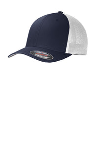 Port Authority Flexfit Mesh Back Cap - True Navy/ White