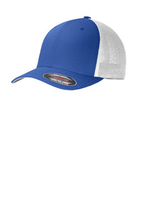 Port Authority Flexfit Mesh Back Cap - True Royal/ White