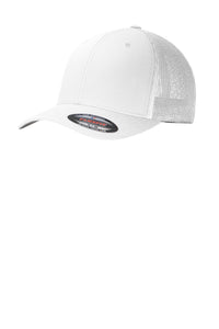 Port Authority Flexfit Mesh Back Cap - White/ White