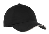 Port Authority Reflective Sandwich Bill Cap - Black/ Reflective