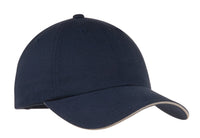 Port Authority Reflective Sandwich Bill Cap - Navy/ Reflective