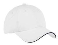 Port Authority Dry Zone Cap - White/ Classic Navy