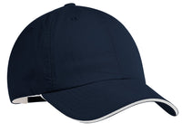 DISCONTINUED Port Authority Sandwich Bill Cap - Navy/ White