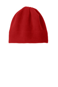 Port Authority R-Tek Stretch Fleece Beanie - Red