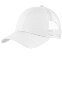 Port Authority Adjustable Mesh Back Cap - White