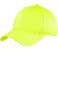 Port Authority Six-Panel Unstructured Twill Cap - Neon Yellow