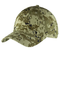Port Authority Digital Ripstop Camouflage Cap - Green Camo