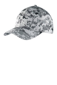 Port Authority Digital Ripstop Camouflage Cap - Grey Camo