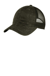Port Authority  Pigment Print Mesh Back Cap - Olive