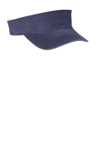 Port Authority  Beach Wash  Visor - Denim Blue