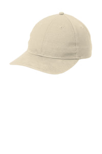 Port Authority Leather Strap Cap C963 - Khaki