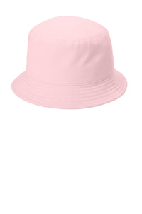 Port Authority Twill Short Brim Bucket Hat C976 - Cloud Pink
