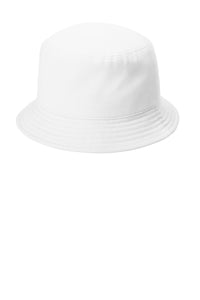 Port Authority Twill Short Brim Bucket Hat C976 - White