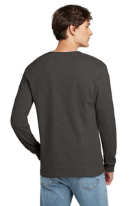 Champion  Heritage 5.2-Oz. Jersey Long Sleeve Tee CC8C - Charcoal Heather Back
