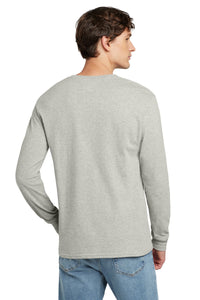 Champion  Heritage 5.2-Oz. Jersey Long Sleeve Tee CC8C - Oxford Grey Back